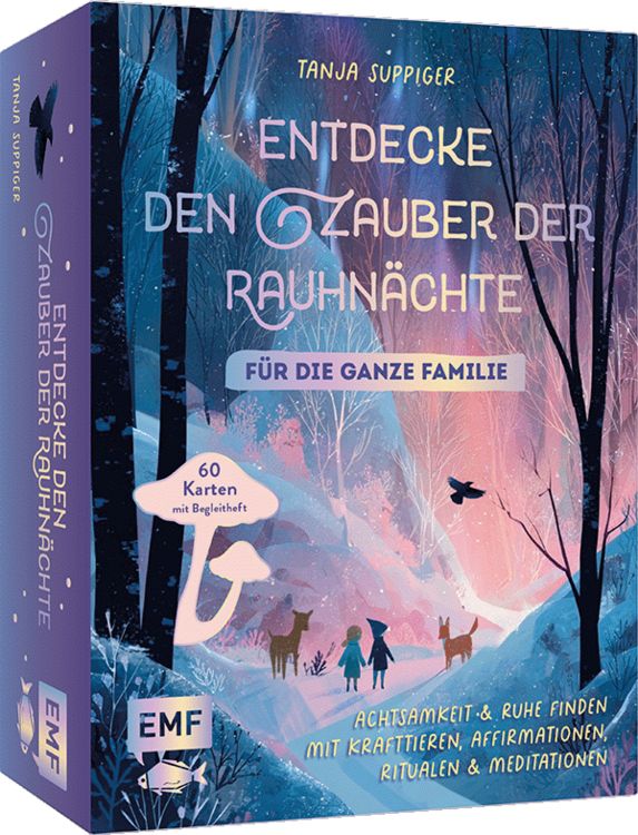 Produktbild: Kartenset: Entdecke den Zauber der Rauhn&auml;chte &ndash; 60 Karten mit Begleitheft f&uuml;r die ganze Familie