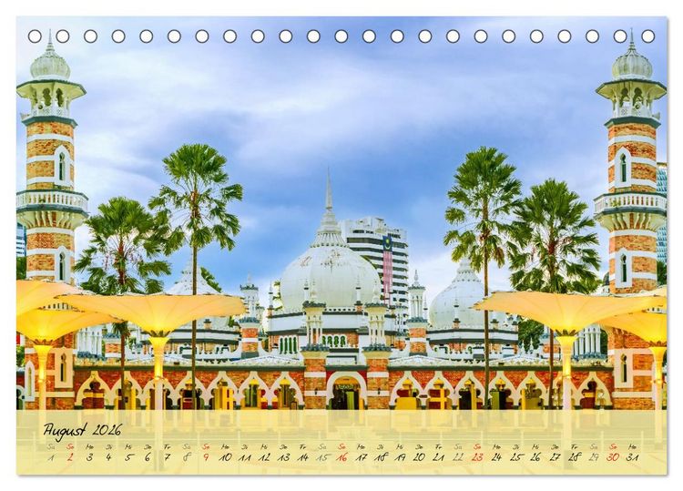 Produktbild: Faszination Malaysia Zauberhaftes S&uuml;dostasien (Tischkalender 2026 DIN A5 quer), CALVENDO Monatskalender