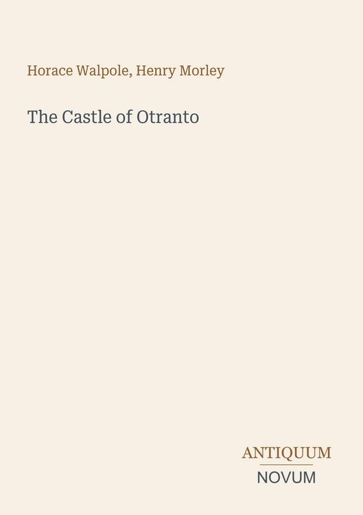 Produktbild: The Castle of Otranto
