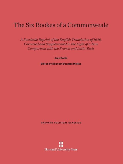 Produktbild: The Six Bookes of a Commonweale