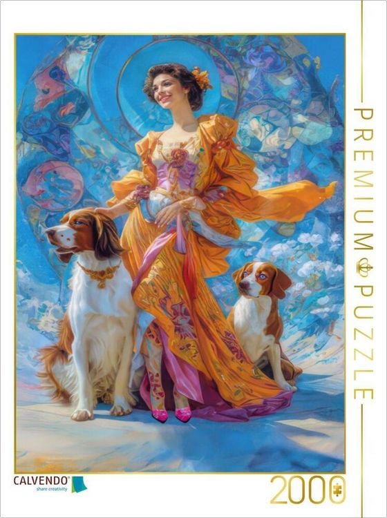 Produktbild: CALVENDO Puzzle Sinnliche Sch&ouml;nheit des Jugendstils | 2000 Teile Lege-Gr&ouml;&szlig;e 90x67cm Foto-Puzzle f&uuml;r gl&uuml;ckliche Stunden