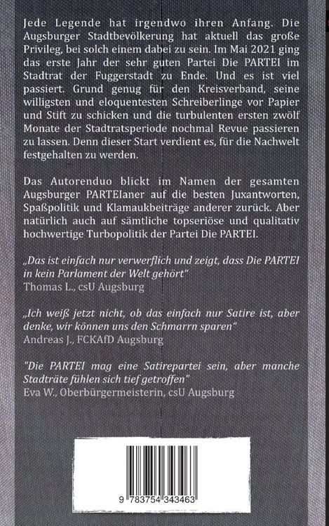 Produktbild: Der Stadtrat m&ouml;ge in seiner unendlichen Weisheit beschlie&szlig;en
