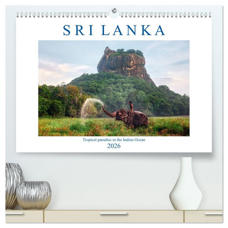 Produktbild: Sri Lanka (High Quality Premium Wall Calendar 2026 DIN A2 landscape),CALVENDO 12 Month Wall Calendar