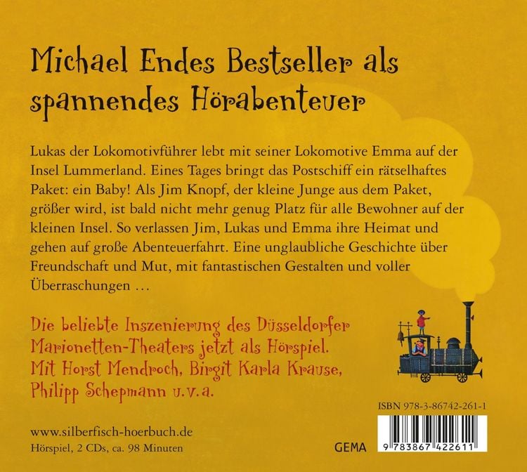 Produktbild: Jim Knopf und Lukas der Lokomotivf&uuml;hrer - Das H&ouml;rspiel