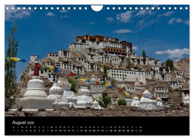 Produktbild: Buddhismus im Himalaya (Wandkalender 2026 DIN A4 quer), CALVENDO Monatskalender