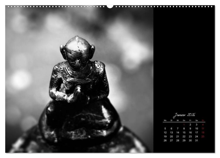Produktbild: Worte des Buddha 2026 (hochwertiger Premium Wandkalender 2026 DIN A2 quer), Kunstdruck in Hochglanz