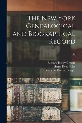 Produktbild: The New York Genealogical and Biographical Record; 50