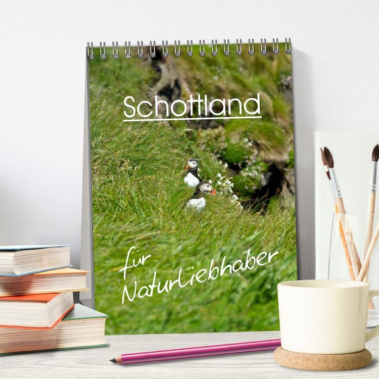 Produktbild: Schottland f&uuml;r Naturliebhaber (Tischkalender 2026 DIN A5 hoch), CALVENDO Monatskalender