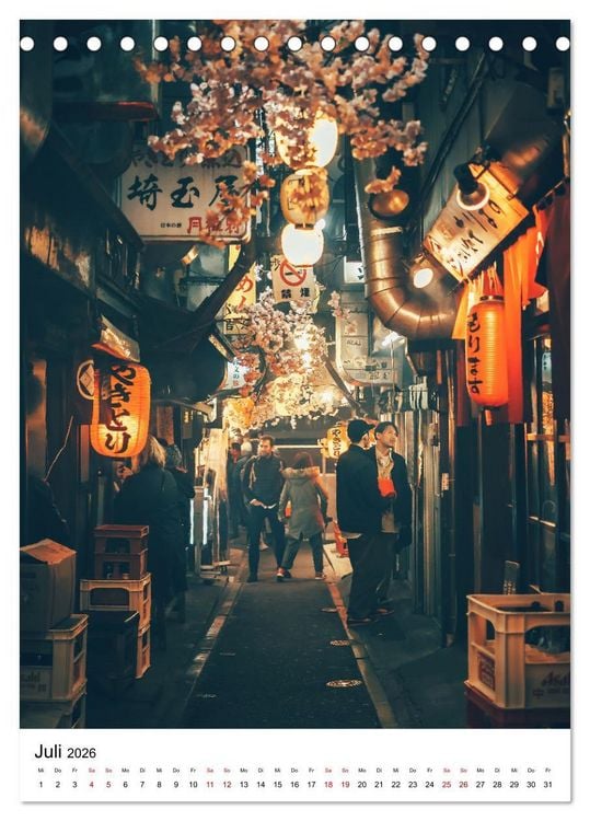 Produktbild: Japan - Moderne trifft auf Tradition. (Tischkalender 2026 DIN A5 hoch), CALVENDO Monatskalender