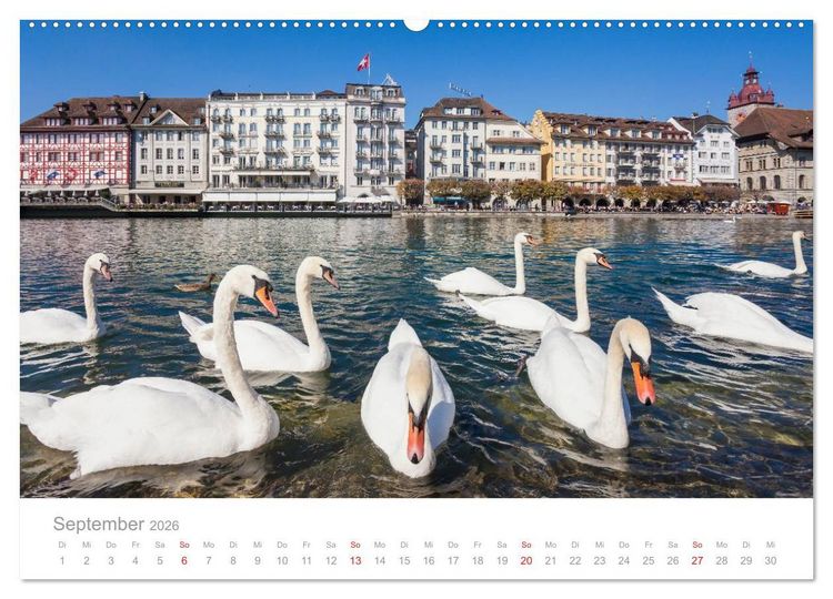 Produktbild: Reise durch die SCHWEIZ (hochwertiger Premium Wandkalender 2026 DIN A2 quer), Kunstdruck in Hochglanz