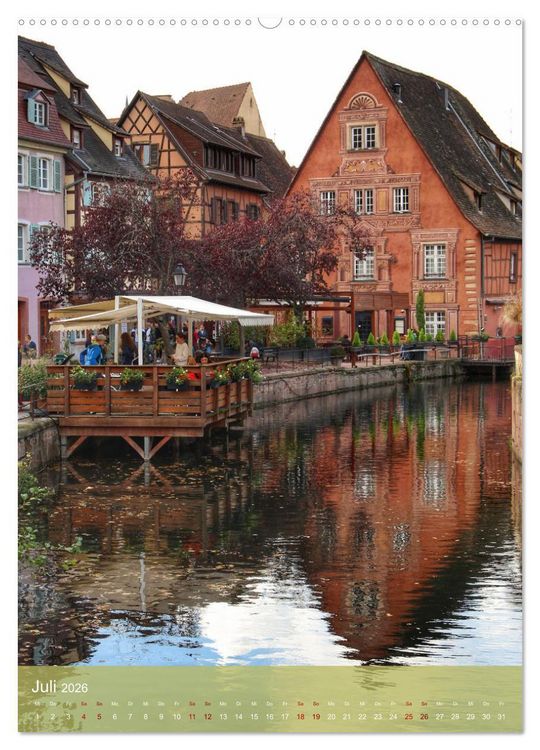 Produktbild: Reise durchs Elsass (Wandkalender 2026 DIN A2 hoch), CALVENDO Monatskalender