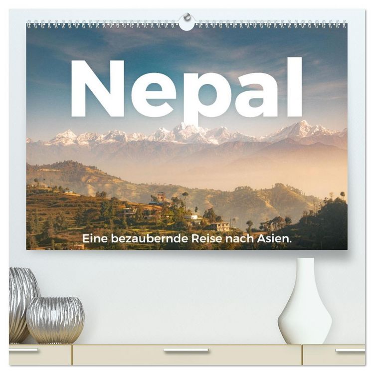 Produktbild: Nepal - Eine bezaubernde Reise nach Asien. (hochwertiger Premium Wandkalender 2026 DIN A2 quer), Kunstdruck in Hochglanz