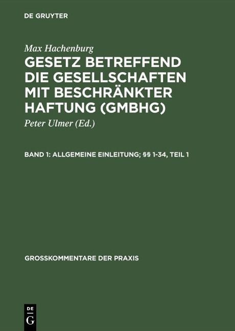 Produktbild: Allgemeine Einleitung; &sect;&sect; 1-34