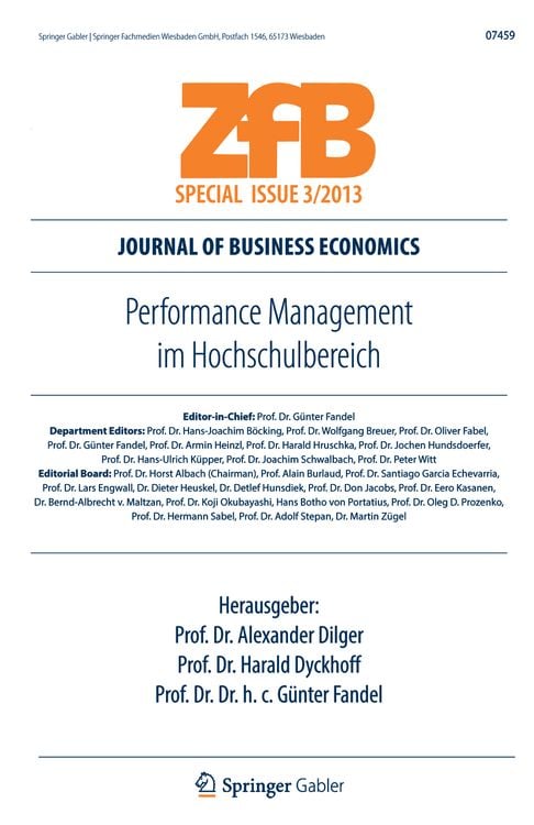 Produktbild: Performance Management im Hochschulbereich