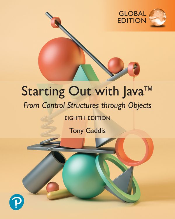 Produktbild: Starting Out with Java: From Control Structures through Objects, Global Edition