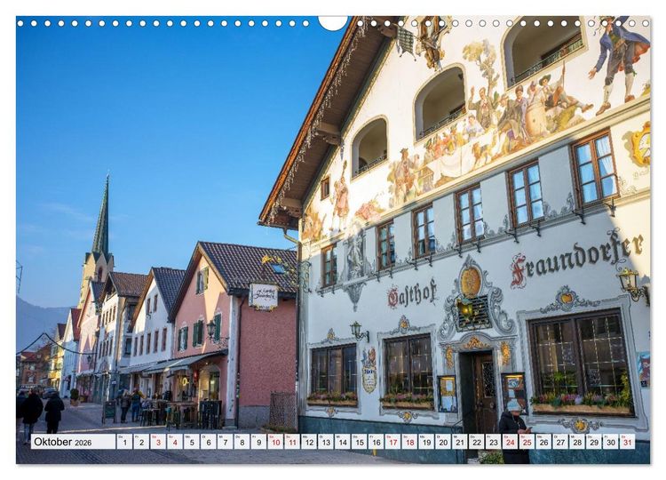 Produktbild: Garmisch-Partenkirchen mit Zugspitze und Eibsee (Wandkalender 2026 DIN A3 quer), CALVENDO Monatskalender