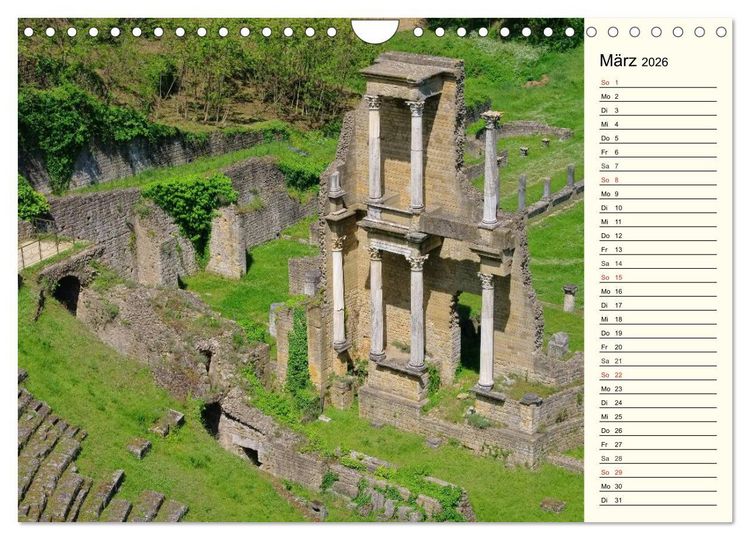 Produktbild: R&ouml;mische Bauwerke in Europa (Wandkalender 2026 DIN A4 quer), CALVENDO Monatskalender