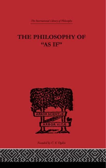 Produktbild: Vaihinger, H: Philosophy of As if