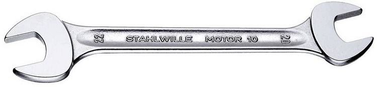 Produktbild: Doppelmaulschl&uuml;ssel MOTOR 10 10x11mm L.155mm verchr.STAHLWILLE