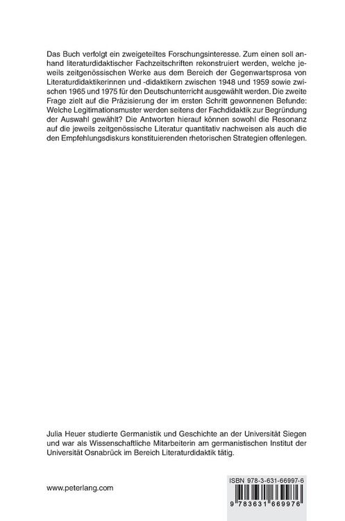 Produktbild: Gegenwartsprosa im Literaturunterricht