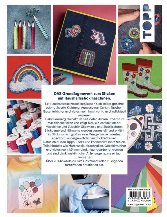 Produktbild: Sticken mit der Stickmaschine