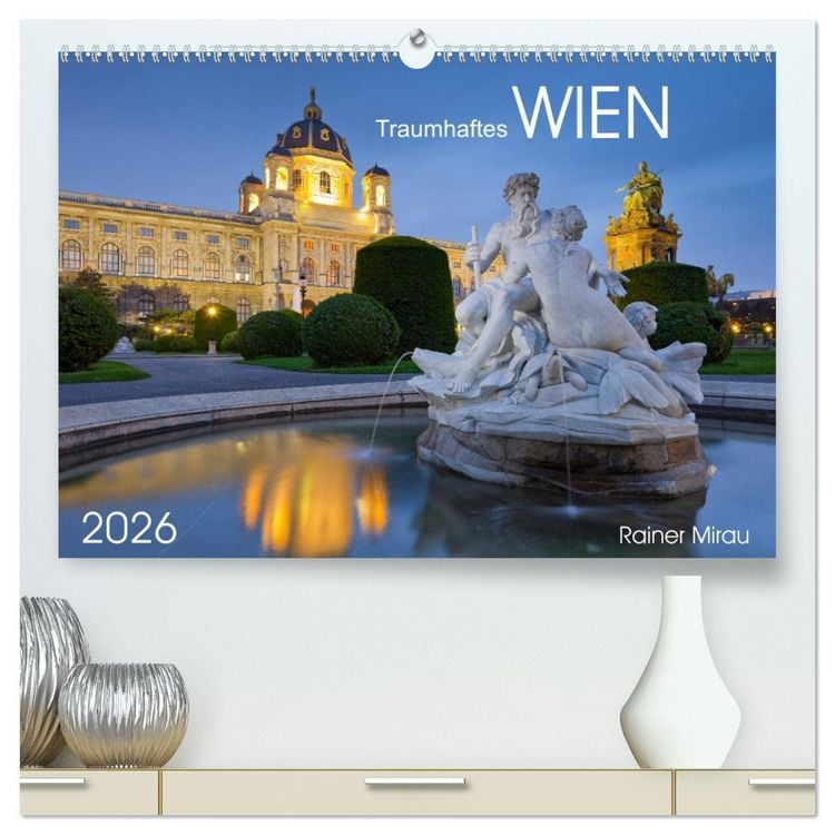 Produktbild: Traumhaftes Wien 2026 (hochwertiger Premium Wandkalender 2026 DIN A2 quer), Kunstdruck in Hochglanz