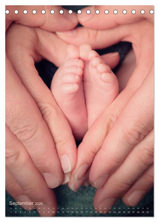 Produktbild: Babys - Die Liebe des Lebens (Tischkalender 2026 DIN A5 hoch), CALVENDO Monatskalender