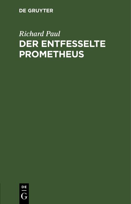 Produktbild: Der entfesselte Prometheus