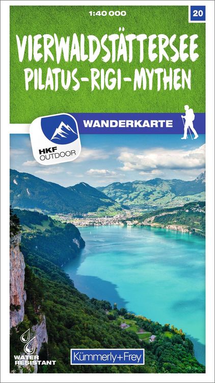 Produktbild: K&uuml;mmerly+Frey Wanderkarte 20 Vierwaldst&auml;ttersee 1:40.000