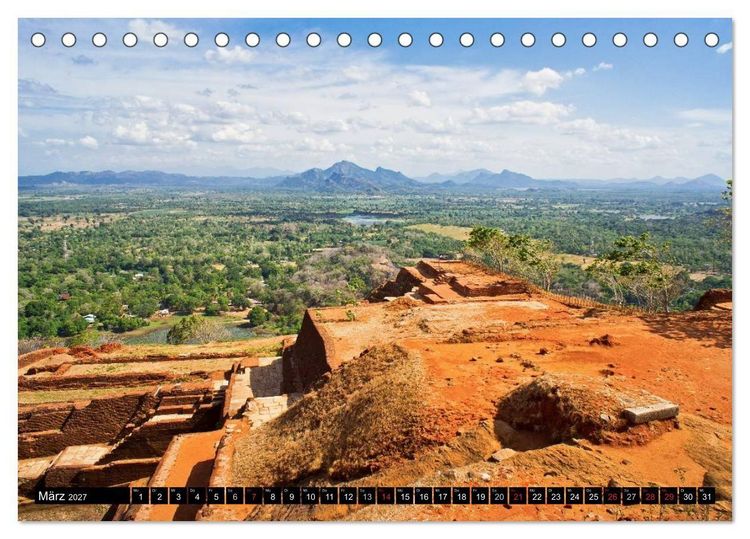 Produktbild: Sri Lanka (Tischkalender 2027 DIN A5 quer), CALVENDO Monatskalender