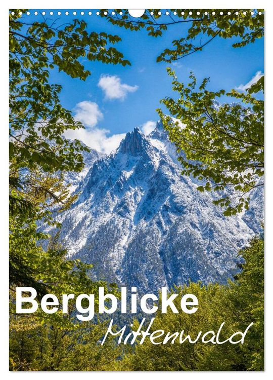 Produktbild: Bergblicke - Mittenwald (Wandkalender 2026 DIN A3 hoch), CALVENDO Monatskalender