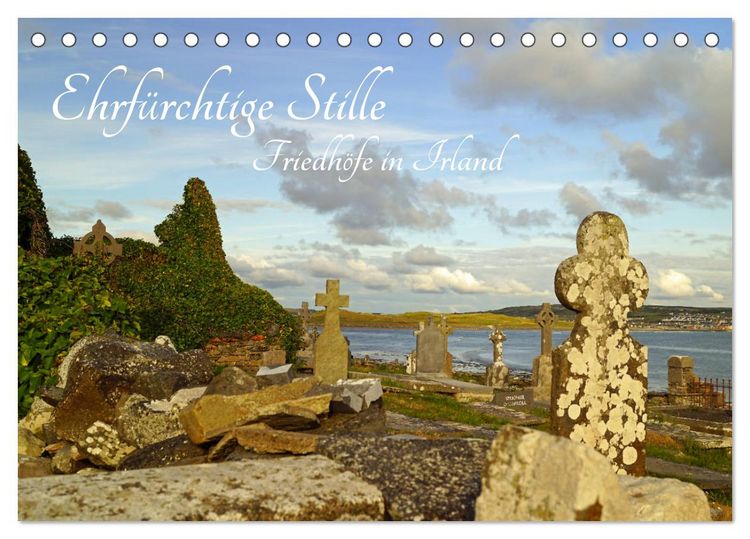 Produktbild: Ehrf&uuml;rchtige Stille - Friedh&ouml;fe in Irland (Tischkalender 2026 DIN A5 quer), CALVENDO Monatskalender