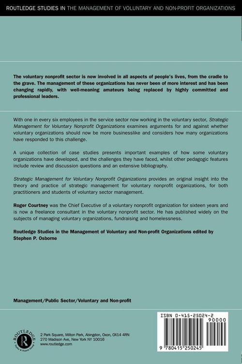Produktbild: Strategic Management for Nonprofit Organizations