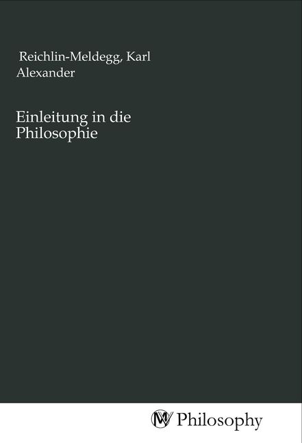 Produktbild: Einleitung in die Philosophie
