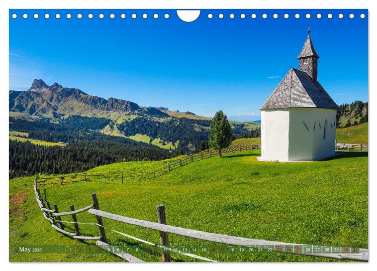 Produktbild: Fascinating Dolomite Alps (Wall Calendar 2026 DIN A4 landscape), CALVENDO 12 Month Wall Calendar
