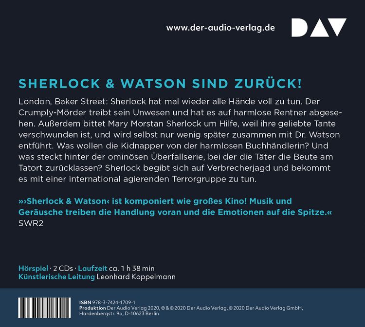 Produktbild: Sherlock & Watson – Neues aus der Baker Street: Die Crumply-Morde oder Das Zeichen der Vier (Fall 6)