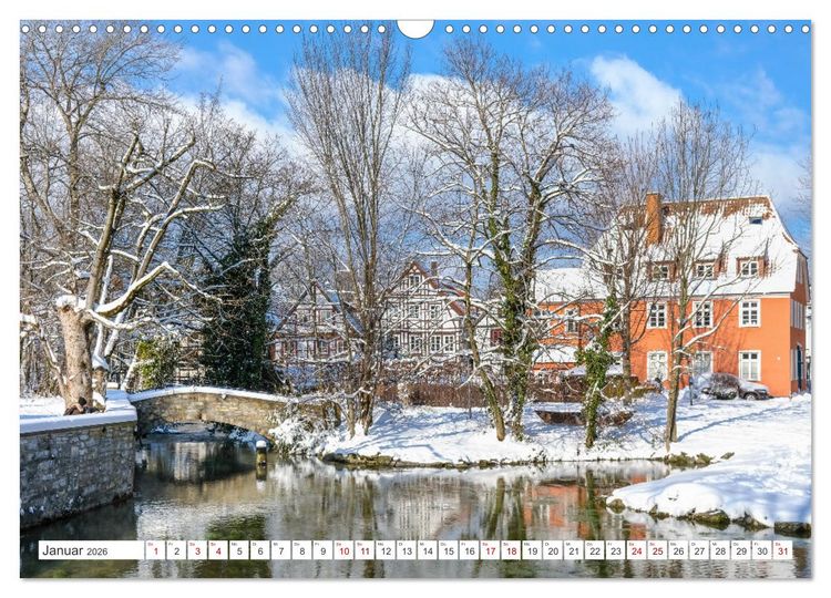 Produktbild: PADERBORN - Stadt an den Quellen (Wandkalender 2026 DIN A3 quer), CALVENDO Monatskalender