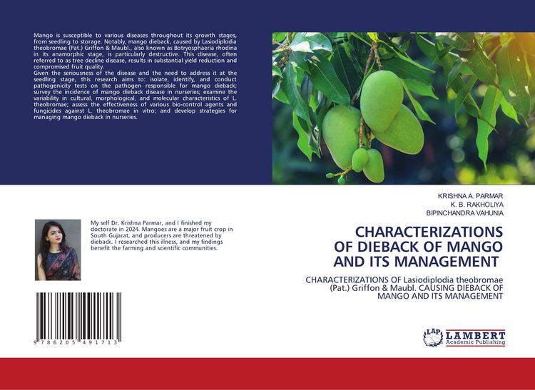 Produktbild: Characterizations Of Dieback Of Mango and Its Management