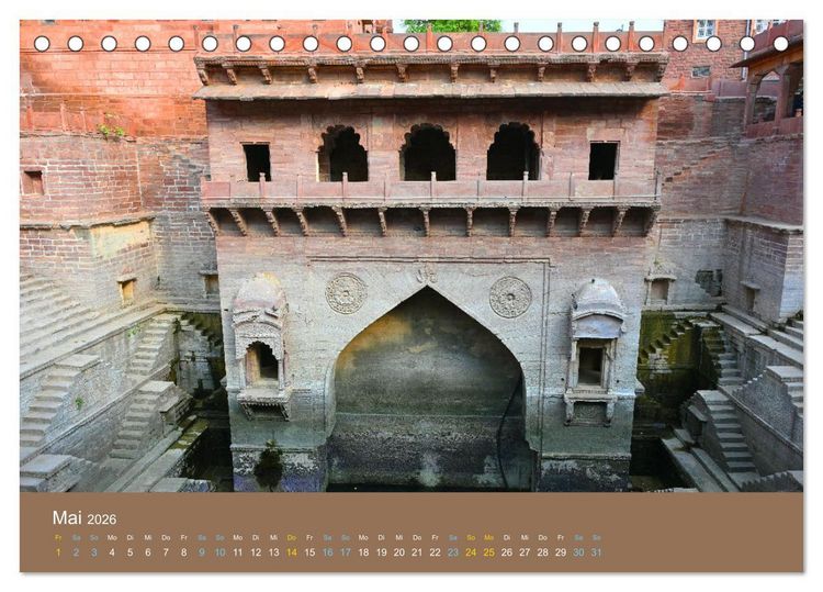 Produktbild: Jodhpur: Die blaue Stadt in Indien (Tischkalender 2026 DIN A5 quer), CALVENDO Monatskalender