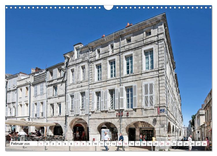 Produktbild: Ein Sommer in La Rochelle vom Frankfurter Taxifahrer Petrus Bodenstaff (Wandkalender 2026 DIN A3 quer), CALVENDO Monatskalender