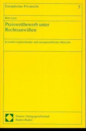 Produktbild: Preiswettbewerb unter Rechtsanw&auml;lten