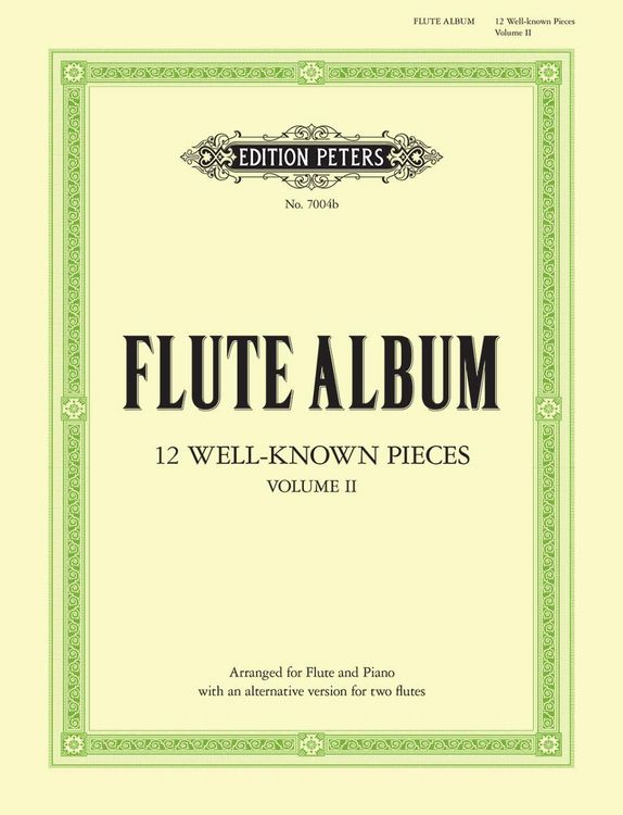 Produktbild: Flute Album -- 12 Well-Known Pieces (Arr. for Flute & Piano