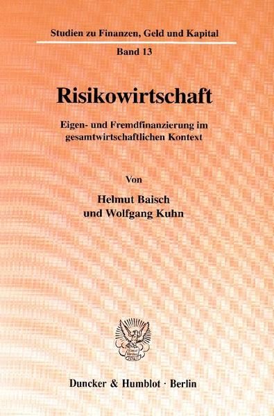Produktbild: Risikowirtschaft.