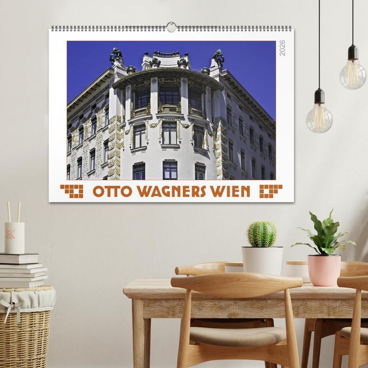 Produktbild: Otto Wagners Wien (Wandkalender 2026 DIN A2 quer), CALVENDO Monatskalender