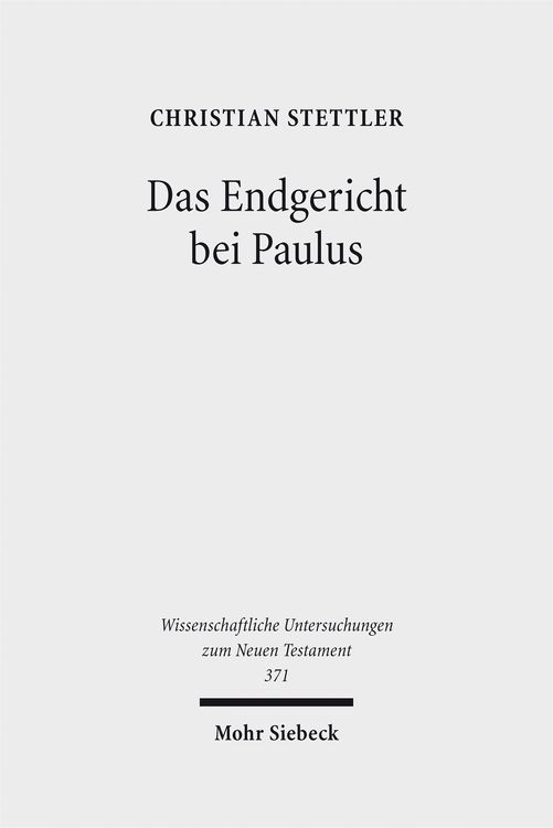 Produktbild: Das Endgericht bei Paulus