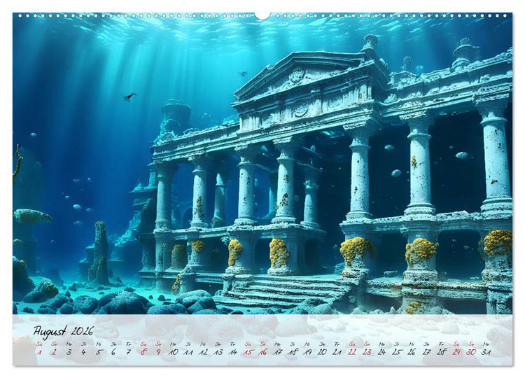 Produktbild: Geheimnisse der Unterwasserwelten (hochwertiger Premium Wandkalender 2026 DIN A2 quer), Kunstdruck in Hochglanz