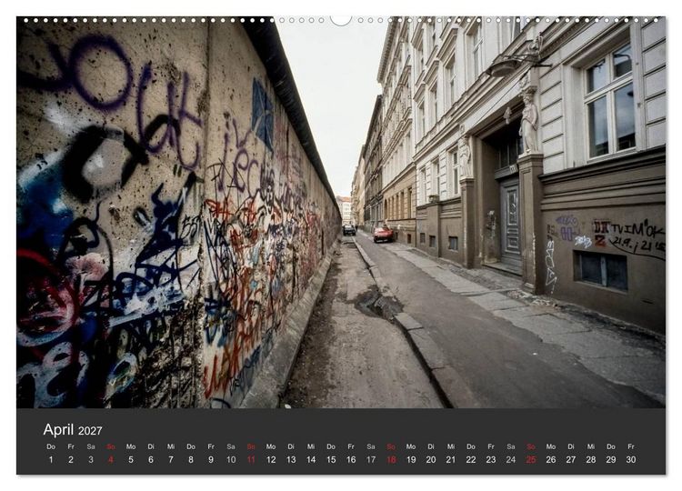 Produktbild: Berlin - der Fall der Mauer (hochwertiger Premium Wandkalender 2027 DIN A2 quer), Kunstdruck in Hochglanz