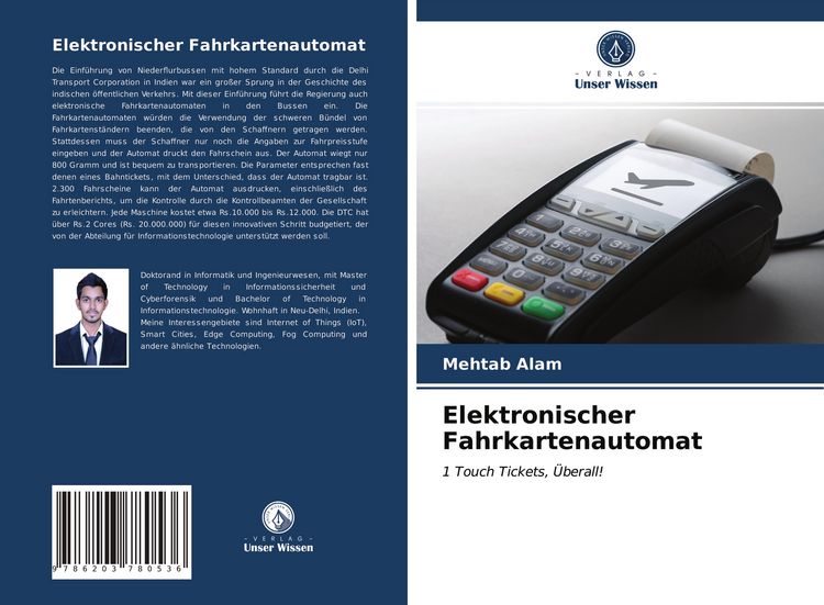 Produktbild: Elektronischer Fahrkartenautomat