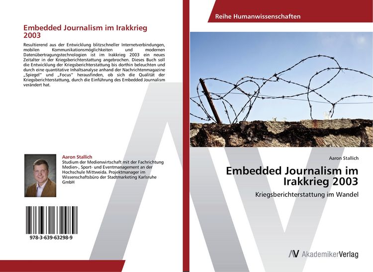 Produktbild: Embedded Journalism im Irakkrieg 2003