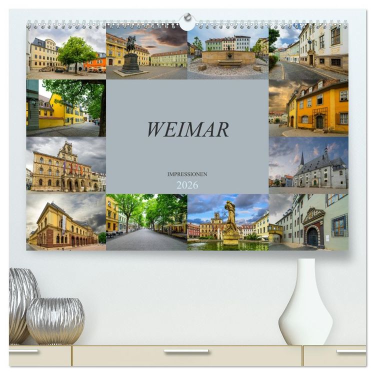 Produktbild: Weimar Impressionen (hochwertiger Premium Wandkalender 2026 DIN A2 quer), Kunstdruck in Hochglanz